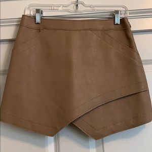 BCBG Vegan Leather Mini Skirt